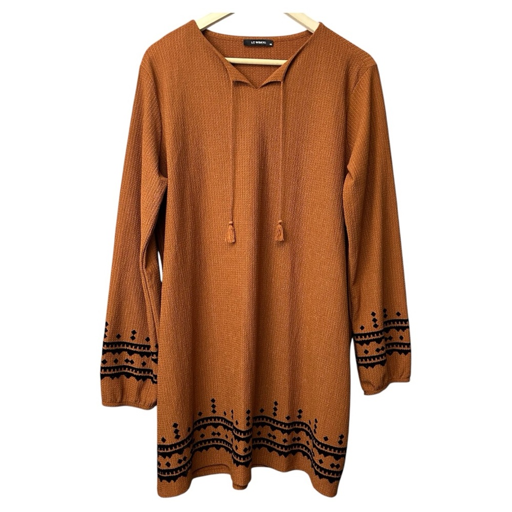 LC Waikiki Tunic Dress Boho Embroidered Size XXL